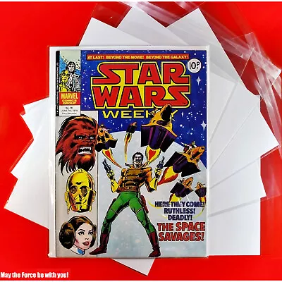 Buy Star Wars Weekly # 18    1 Marvel Comic Bag And Board 7 6 78 UK 1978 (British) • 14.99£