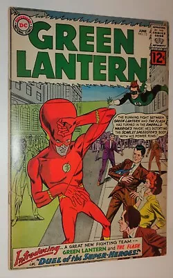 Buy GREEN LANTERN #13 Maybe 6.0 But Chip On Rear IST FLASH CROSSOVER 1962 • 161.69£