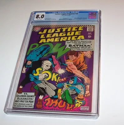 Buy Justice League Of America #46 - DC 1966 Silver Age Issue - CGC VF 8.0 • 217.33£