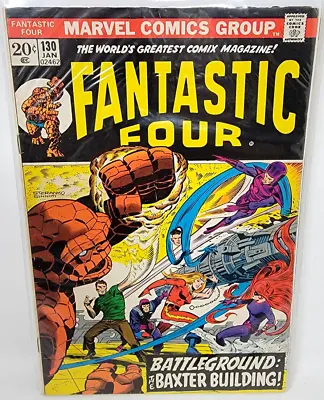 Buy Fantastic Four #130 Frightful Four Appearance *1973* 6.0 • 11.85£