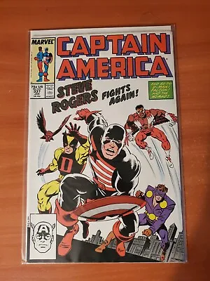 Buy Captain America 337 NM- / 1st Steve Rogers As US Agent / (1988) • 19.85£
