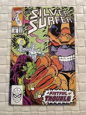 Buy Silver Surfer # 44 Marvel Comics 1990 1st Infinity Gauntlet Raw Comic • 28.08£