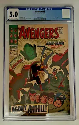 Buy Avengers #46 CGC 5.0 Marvel Comic Whirlwind Appearance Silver Age 12c • 47.67£
