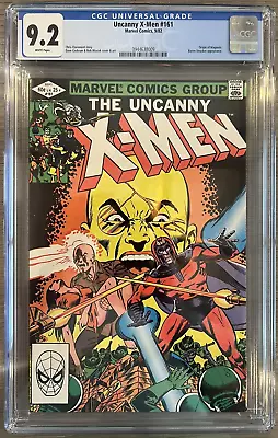 Buy Uncanny X-Men 161 (1982) CGC 9.2 - White Pages - Origin Magneto • 47.97£