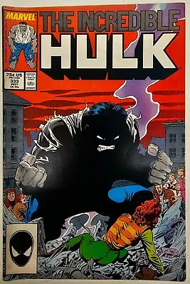 Buy Marvel Comics Incredible Hulk 333 Key Issue Todd McFarlane High Grade FN/VF • 0.99£