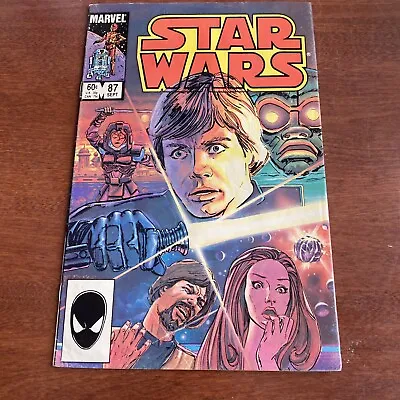 Buy Star Wars (1977) #87 Newsstand Tom Palmer Luke Skywalker Cover & Art VG • 6.18£