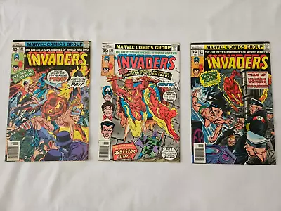 Buy The Invaders 21 22 24 Set 1977/78 Captain America Human Torch Namor • 7.96£