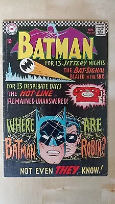 Buy Batman # 184  Mystery Of The Missing Manhunters 1966  • 8.99£