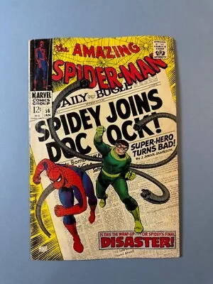 Buy The Amazing Spider-Man #56 Doc Ock 1st App Capt George Stacy Marvel 1968 • 62£