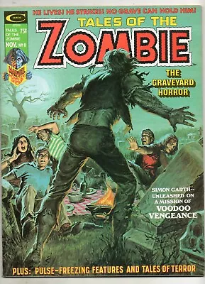 Buy Tales Of The Zombie #8 HIGH GRADE NM- 9.2! 1974 Marvel Horror Magazine! KALUTA! • 39.64£