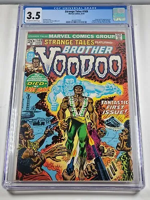 Buy Strange Tales #169 CGC 3.5 WHITE PAGES  1973 1st Brother Voodoo Marvel NEW CASE • 141.52£