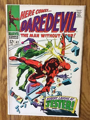 Buy Daredevil 42 (1968)  Key Issue, First Appearance Of The Jester. Silver Age Cents • 40£
