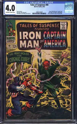 Buy Tales Of Suspense #80 Cgc 4.0 Ow/wh Pages // Jack Kirby Cover Art 1966 • 55.61£