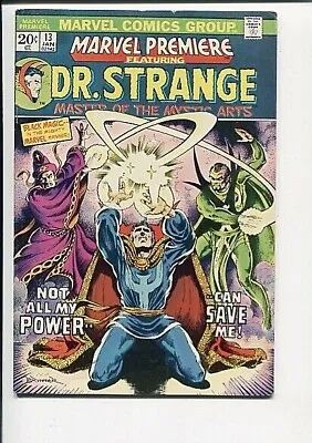 Buy Marvel Premiere 13 Nm- Doctor Strange Brunner Adams 1974 • 18.50£