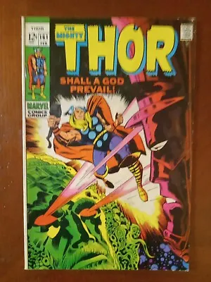 Buy Mighty Thor  #161 Feb 1969 Marvel Comics  Galactus Vs Ego  Vf 8.5 • 39.49£
