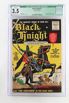 Buy Black Knight #1 - Atlas 1955 CGC 3.5 Origin + 1st Appearance Of The Black Knight • 1,579.80£