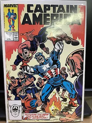 Buy Captain America #335 (1987) KEY! 1st App Watch Dogs John Walker 1st Mission • 3.85£