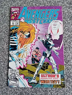 Buy AVENGERS West Coast #91  - Ultron's Adamantium Mate ...WAR TOY  - Marvel Comics • 1.70£