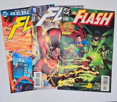 Buy The Flash Comic Book Lot Of 3 - DC Comics 17 52 163 • 10.79£