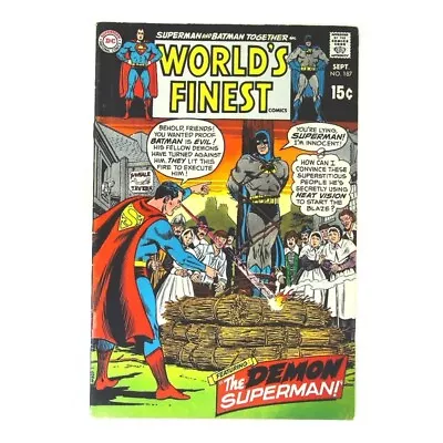 Buy World's Finest Comics #187 In Fine + Condition. DC Comics [e% • 18.15£