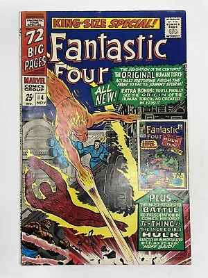 Buy Fantastic Four Annual #4 1st SA Appearance Of GA Human Torch Marvel Comics MCU • 28.37£