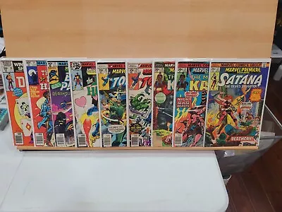Buy 1975 Marvel Premier #27, 33, 34, 39, 40, 44, 44, 51, 54x3, 56 (12 Comic LOT) • 25.37£