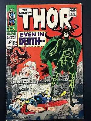 Buy The Mighty Thor #150 Vintage Marvel Comics Silver Age 1st Print 1967 VG *A2 • 23.98£