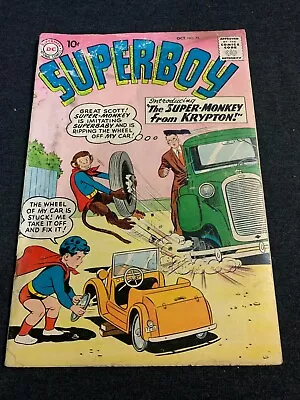 Buy Superboy 76 DC 1959 1st Super Monkey Beppo Lower Grade Complete Super Pets • 22.67£