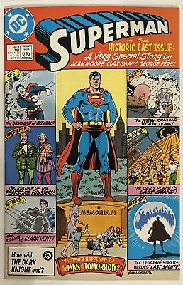 Buy SUPERMAN #423, DC COMICS 1986, Alan  Moore,  Last Issue ...NEW, NM • 10.27£