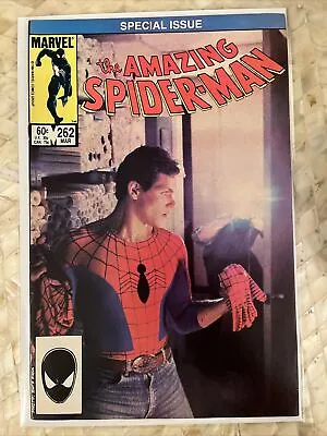 Buy Amazing Spider-Man #262 Bronze Age Photo Cover Marvel Comics Peter Parker • 7.88£