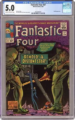 Buy Fantastic Four #37 CGC 5.0 1965 4072684001 • 53.03£