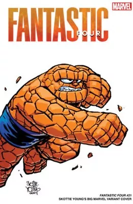 Buy 👫👬 Fantastic Four #21 Skottie Young's Big Marvel Variant *6/12/24 Presale • 3.12£
