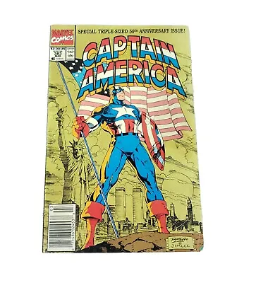 Buy Captain America 1968 #383 Marvel Jim Lee Comics 50th Anniversary Triple Size #H • 5.53£