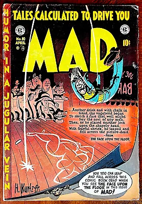 Buy MAD #10 - 1954 - VERY GOOD/FINE (5.0)!  Classic EC Comic! Wonder Woman Parody! • 158.05£