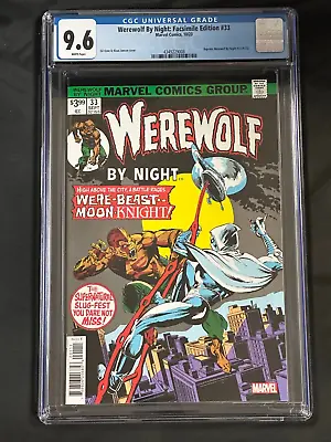 Buy Werewolf By Night #33 Facsimile Marvel Comics 2023 CGC 9.6 WP Moon Knight • 30.83£