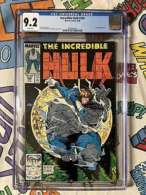 Buy Incredible Hulk 344 (Marvel, 1988)  CGC 9.2 WP • 56.05£
