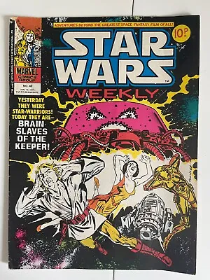 Buy Star Wars Weekly #49 Vintage Marvel Comics UK • 2.75£
