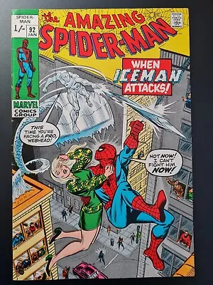 Buy The Amazing Spider-man Vol:1 92 1971 Pence Copy • 34.95£