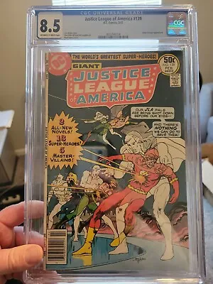 Buy Justice League Of America #139 (1977) CGC 8.5 Adam Strange App. Bronze Age DC  • 68.36£