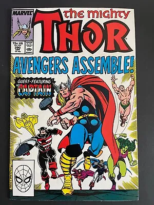 Buy Mighty Thor #390 - 1st Captain America Lifts Thor's Hammer Marvel 1988 Comics • 23.79£