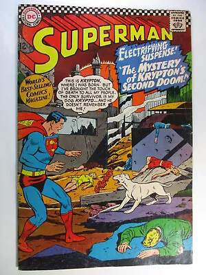 Buy Superman #189 Krypton's Second Doom, Wayne Boring, VG/F, 5.0 (C), OW Pages • 13.99£