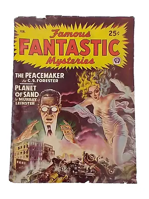 Buy Famous Fantastic Mysteries Feb 1948 $2 Shipping For Each Add'l On Multi. Orders! • 9.56£