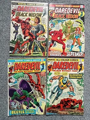 Buy 4 Daredevil Comics Issues 97, 101, 108, 113 From 1973/74. Job Lot Collection.  • 15£