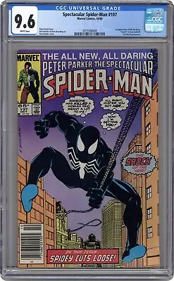 Buy Spectacular Spider-Man Peter Parker #107 CGC 9.6 1985 3973506008 • 150.80£