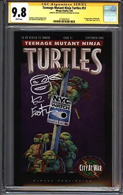Buy * Teenage Mutant Ninja Turtles #51 CGC 9.8 S + S EASTMAN! (2716927014) * • 394.33£