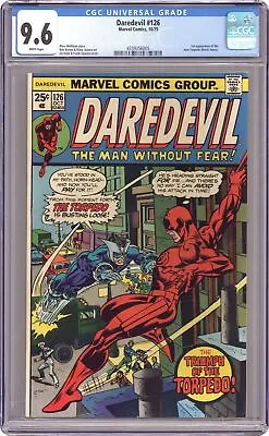 Buy Daredevil #126 CGC 9.6 1975 4339356005 • 126.65£