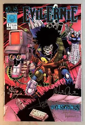 Buy EVIL ERNIE 1,(9.0) SIGNED BY BRIAN PULIDO, J. THOMAS, M. MORALES And S. HUGHES * • 103.30£