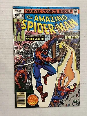 Buy 1977 Amazing Spider-Man #167 Newsstand Marvel - Make Offer! • 15.71£