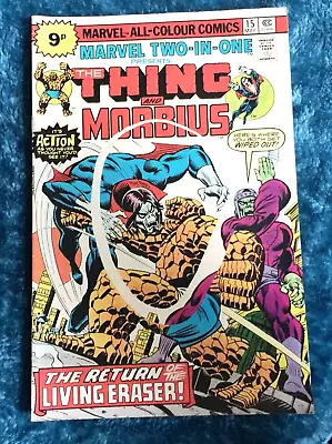 Buy Free P & P; Marvel Two-In-One #15, May 1976: The Thing & Morbius • 4.99£