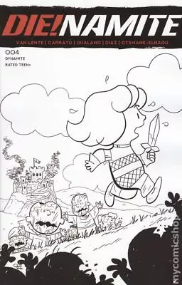 Buy Die!Namite #4U Edgar Sketch Peanuts 1:7 Variant FN 2021 Stock Image • 2.40£
